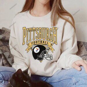 Pittsburgh Football Sweatshirt, Pittsburgh Shirt, Pittsburgh Crewneck Sand